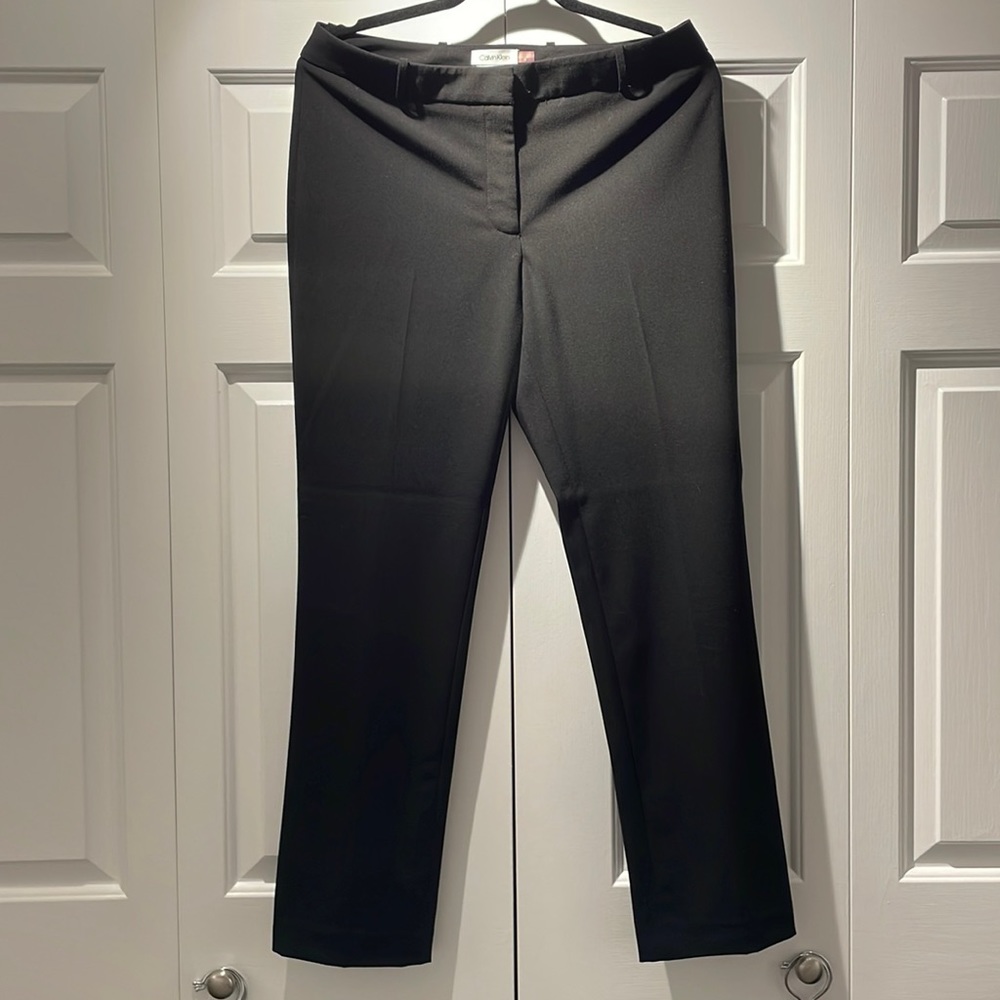 EUC Calvin Klein Black Slim Fit Dress Pants